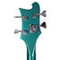 Rickenbacker 4004/4 Laredo, Turquoise: Headstock - Rear