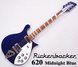 Rickenbacker 620/6 , Midnightblue: Full Instrument - Front