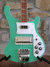 Rickenbacker 4003/4 , Sea Green: Body - Front