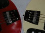 Rickenbacker 4003/4 Tuxedo, White: Close up - Free