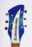 Rickenbacker 350/6 V63, Blueburst: Headstock