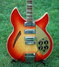 Rickenbacker 375/6 O.S., Fireglo: Body - Front