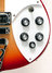 Rickenbacker 620/12 , Fireglo: Close up - Free2