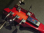 Rickenbacker /5 Mod, Fireglo: Headstock - Rear