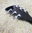 Rickenbacker 330/6 , Jetglo: Headstock - Rear