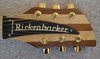 Rickenbacker 380/6 Laguna, Natural Walnut: Headstock