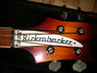 Rickenbacker 4001/4 , Fireglo: Headstock