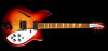 Rickenbacker 360/6 , Amber Fireglo: Full Instrument - Front