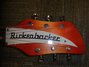 Rickenbacker 625/6 , Fireglo: Headstock