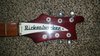 Rickenbacker 480/6 Mod, Burgundy: Headstock