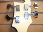 Rickenbacker 4001/4 BT, White: Headstock - Rear