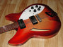 Rickenbacker 330/12 Mod, Fireglo: Close up - Free2