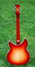 Rickenbacker 1993/12 Plus, Fireglo: Full Instrument - Rear