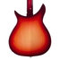 Rickenbacker 1996/6 f hole, Fireglo: Body - Rear