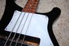 Rickenbacker 4000/4 Mod, Jetglo: Close up - Free2