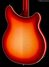 Rickenbacker 360/12 , Fireglo: Body - Rear