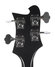 Rickenbacker 4003/4 Mod, Jetglo: Headstock - Rear