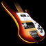 Rickenbacker 4003/4 , Amber Fireglo: Body - Front