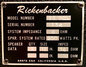 Rickenbacker Transonic 100/amp Mod, Black: Neck - Front