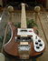 Rickenbacker 4003/5 Conversion, Natural Walnut: Close up - Free