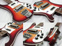 Rickenbacker 4003/4 , Fireglo: Close up - Free