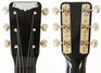 Rickenbacker B/6 LapSteel, Black: Headstock - Rear