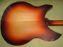 Rickenbacker 330/6 , Fireglo: Body - Rear