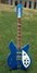 Rickenbacker 1993/12 Plus, Santa Ana Skyglo: Full Instrument - Front