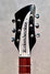 Rickenbacker 325/6 C64, Jetglo: Headstock