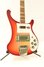 Rickenbacker 4003/4 , Fireglo: Body - Front