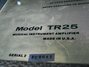 Rickenbacker TR25/amp , Black: Close up - Free