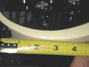 Rickenbacker 4003/4 Tuxedo, White: Full Instrument - Rear