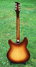 Rickenbacker 330/6 , Walnut: Full Instrument - Rear