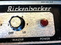 Rickenbacker TR7/amp , Black: Headstock - Rear