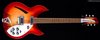 Rickenbacker 330/6 , Fireglo: Full Instrument - Front