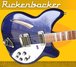Rickenbacker 360/6 , Midnightblue: Close up - Free