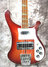 Rickenbacker 4001/4 , Fireglo: Body - Front