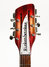 Rickenbacker 381/12 V69, Fireglo: Headstock