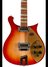 Rickenbacker 660/6 , Fireglo: Body - Front