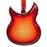 Rickenbacker 381/6 V69, Fireglo: Body - Rear