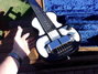 Rickenbacker B/6 LapSteel, Black: Close up - Free2