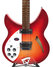 Rickenbacker 330/6 , Fireglo: Body - Front