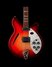 Rickenbacker 360/6 , Fireglo: Body - Front