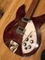 Rickenbacker 330/6 Mod, Burgundy: Close up - Free2