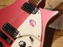 Rickenbacker 620/6 , Metallic Plumglo: Close up - Free2