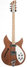 Rickenbacker 330/6 Mod, Natural Walnut: Full Instrument - Front