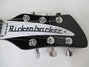 May 2009 Rickenbacker 330/6 , Jetglo: Headstock