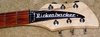 Jan 1996 Rickenbacker 350/6 Liverpool, Mapleglo: Headstock