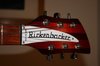 Rickenbacker 330/6 Mod, Fireglo: Headstock