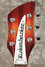 Rickenbacker 330/6 , Fireglo: Headstock